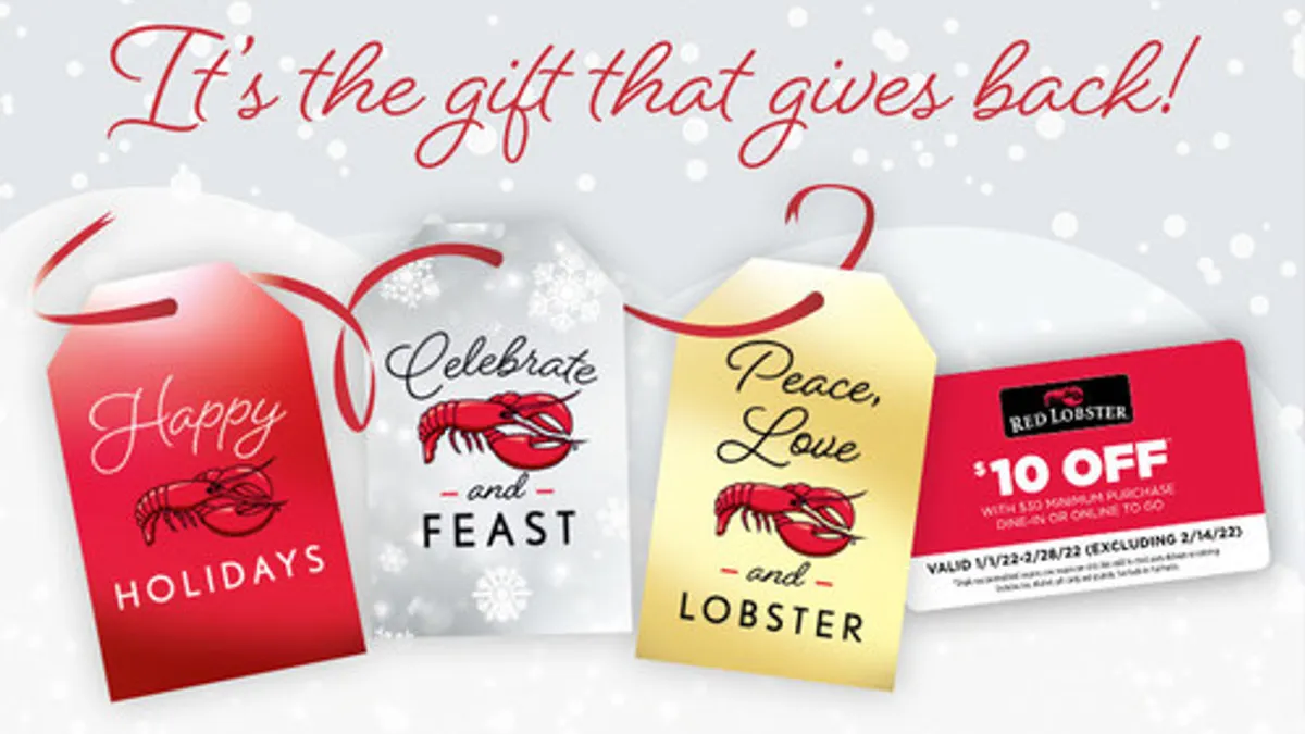 Red Lobster gift card