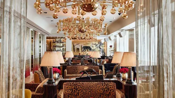 The lobby at Faena New York hotel in New York City.