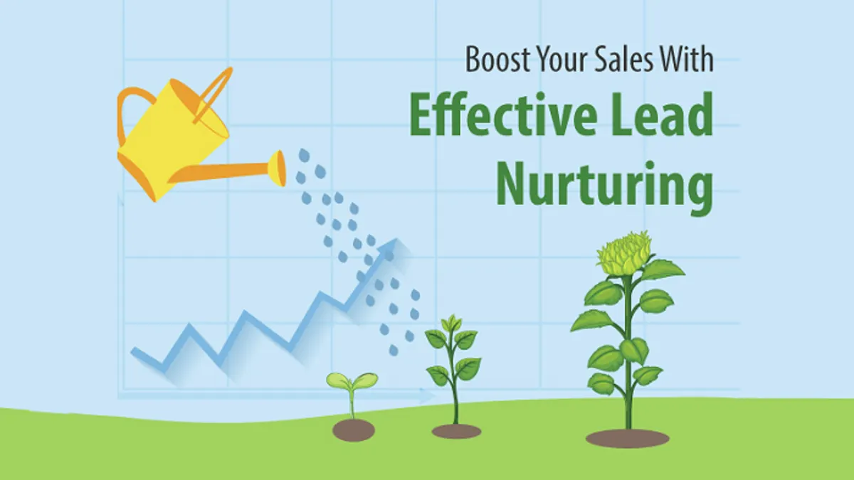 Lead nurturing tips infographic