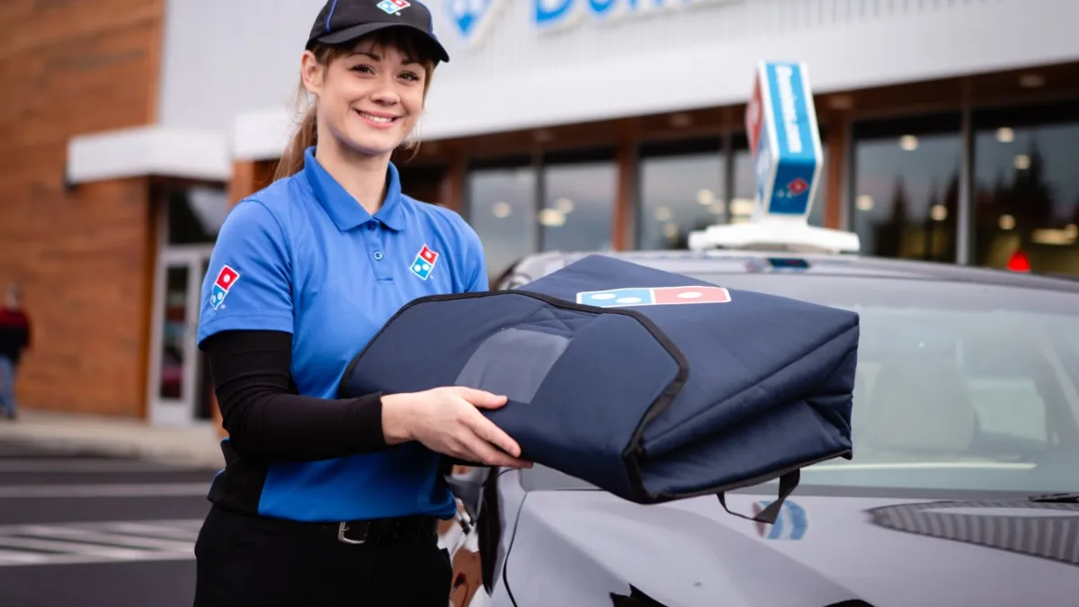 Domino's worker