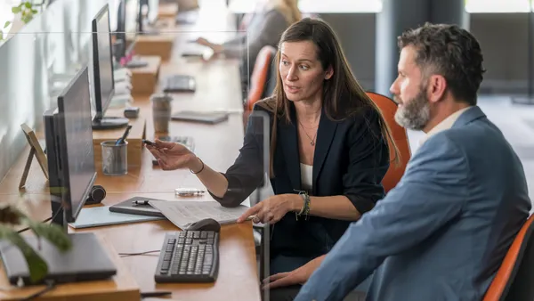 Professional Collaboration in Office Setting