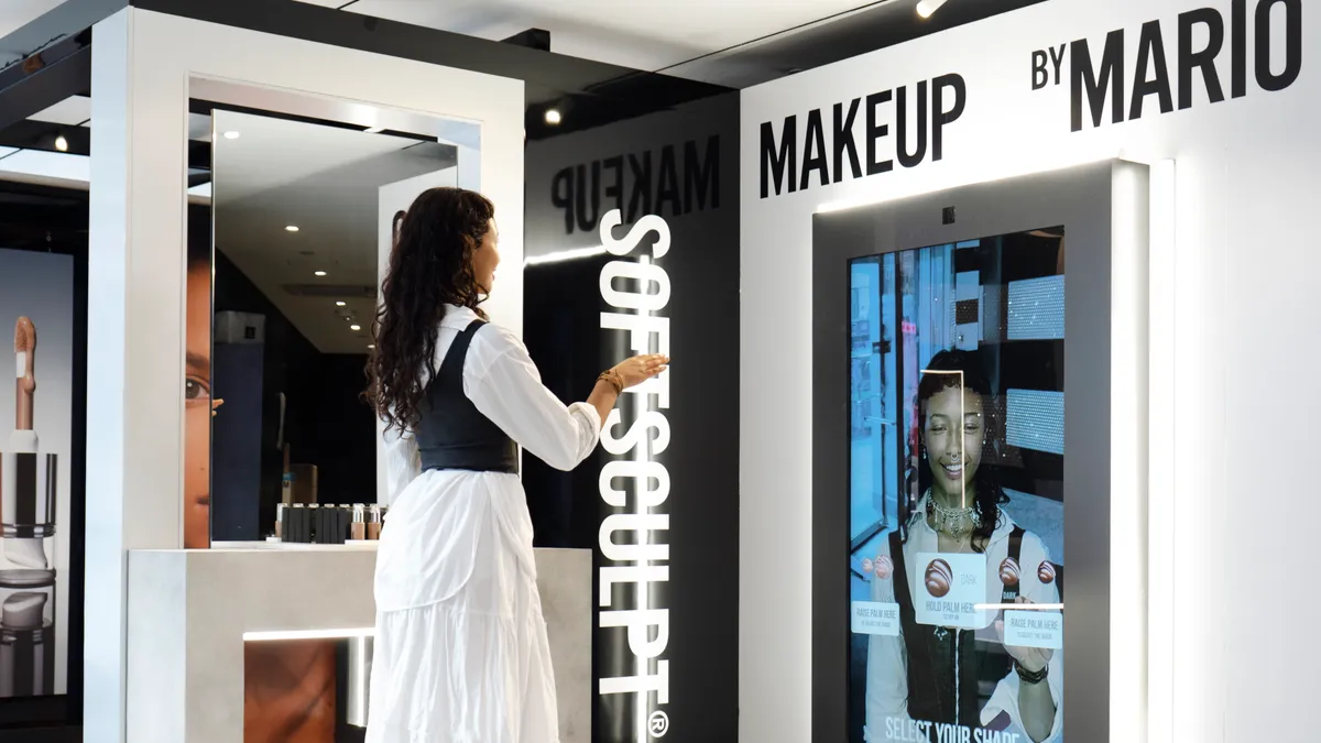 Makeup by Mario launches AR mirror at Sephora Times Square | Retail Dive