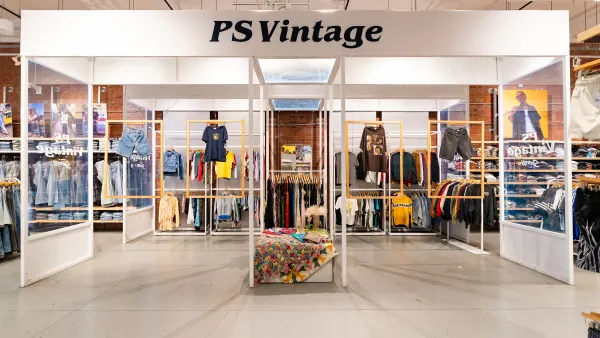 A Pacsun PS Vintage in-store concept