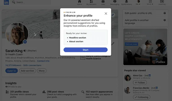 LinkedIn AI