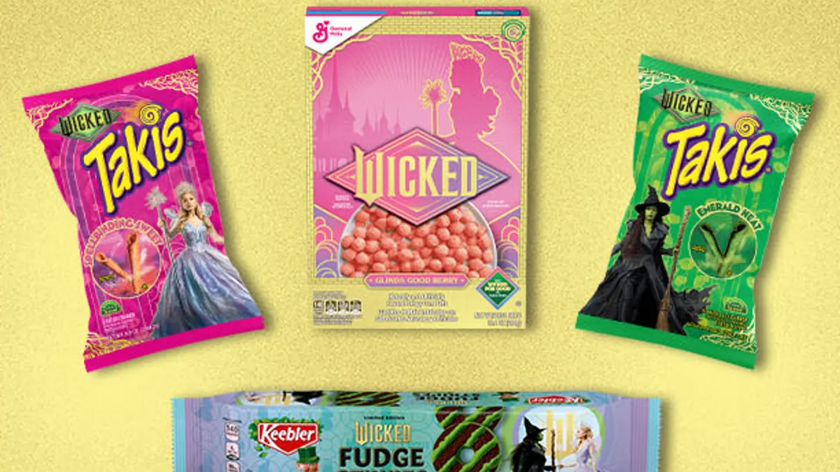 Products offered at Albertsons as part of its Wicked retail media campaign