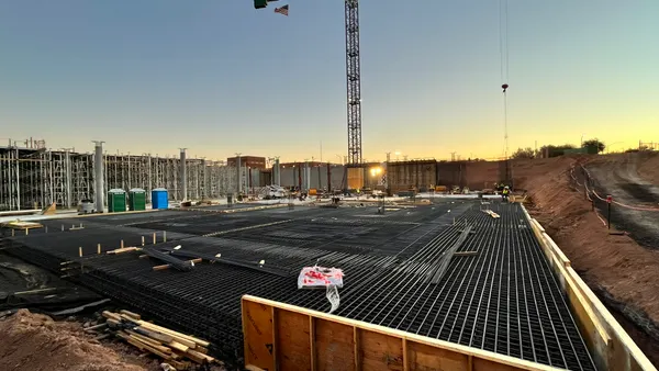 Construction on the Signal Butte Water Treatment Plant in Mesa, Arizona