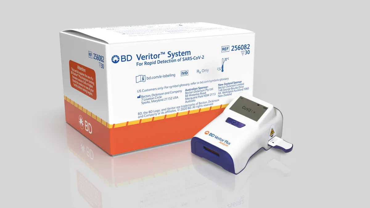 BD Veritor system for rapid detection of SARS-CoV-2