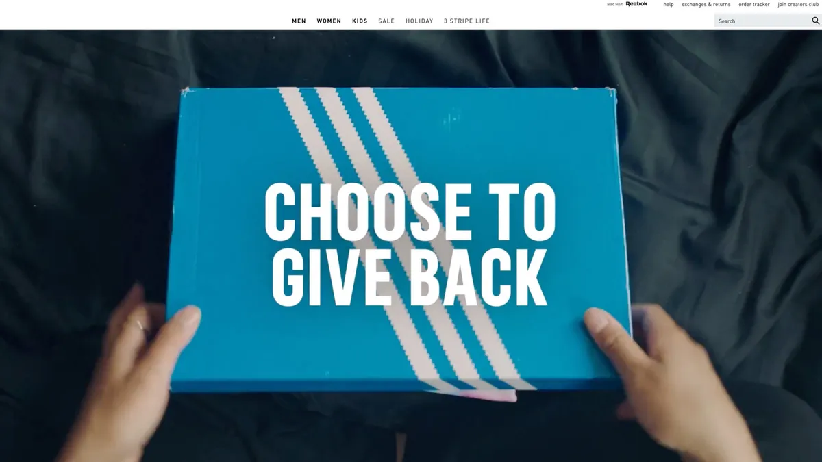 Adidas resale program with ThredUp