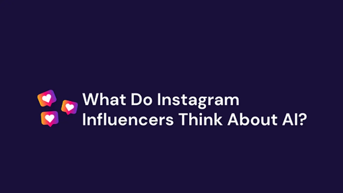 Instagram influencer infographic