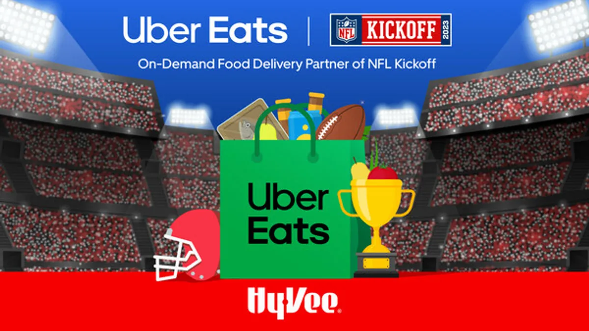 Uber Eats and Hy-Vee partnership