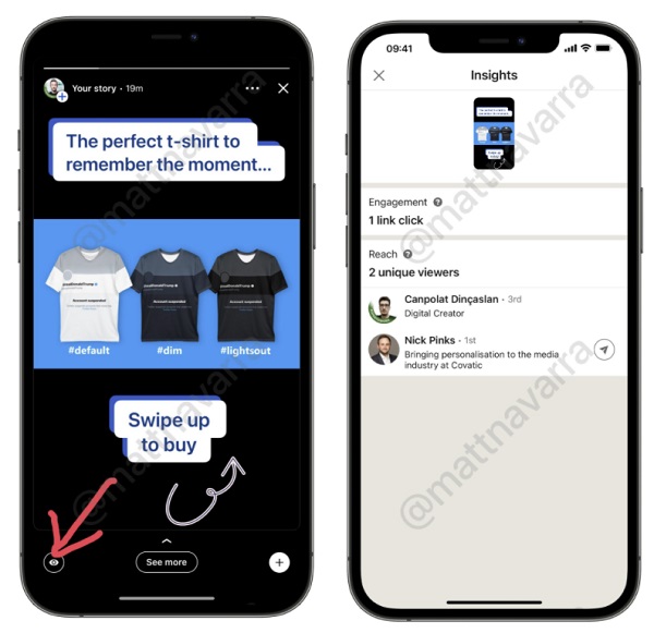LinkedIn Stories insights