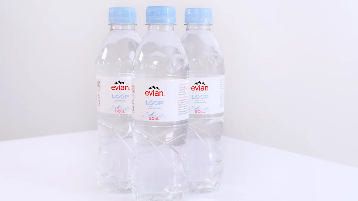 Danone, Evian, bottled water