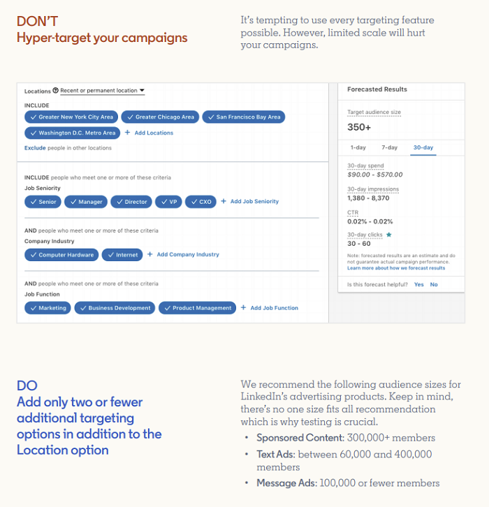 LinkedIn advertising guide