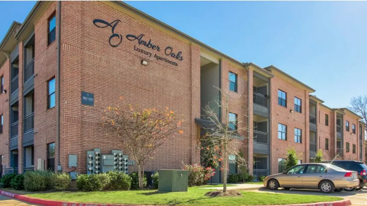 Brick, garden-style apartments