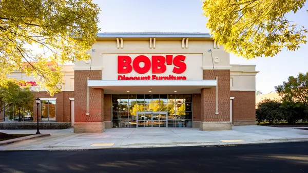 A Bob's Discount Furniture storefront