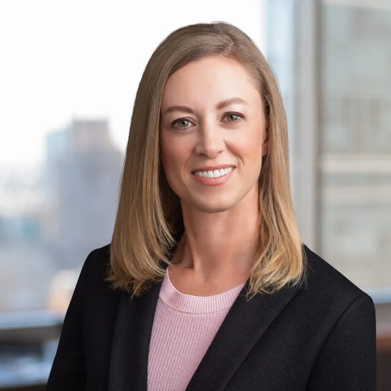 headshot of Sarah Hall, attorney at Epstein Becker & Green