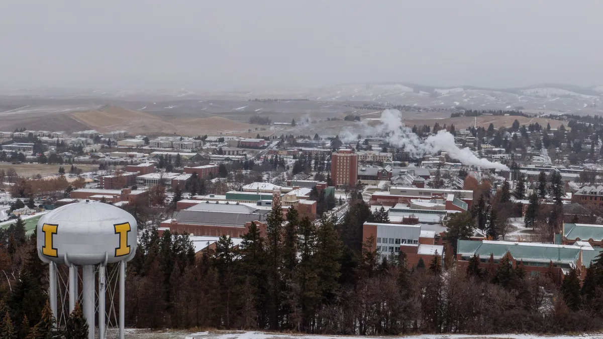 The University of Idaho's campus.