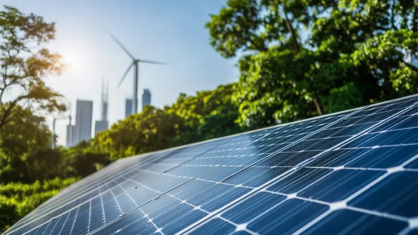 wind and solar power