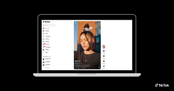 TikTok desktop app