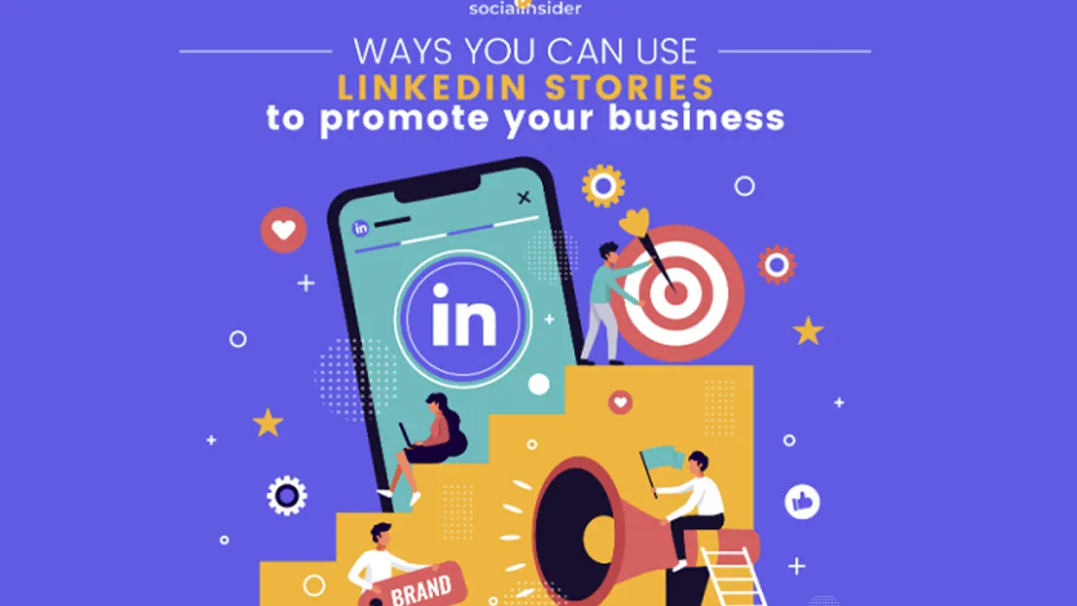LinkedIn Stories header