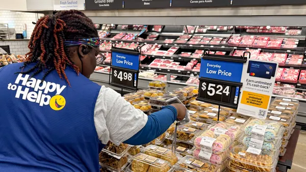 A worker in a store.