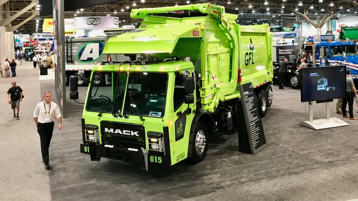 GFL Environmental truck at Waste Expo