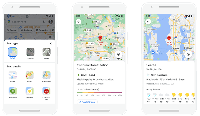 Google Maps update