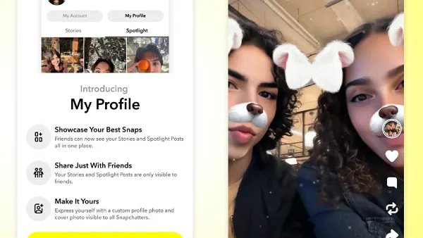Snapchat teen profile