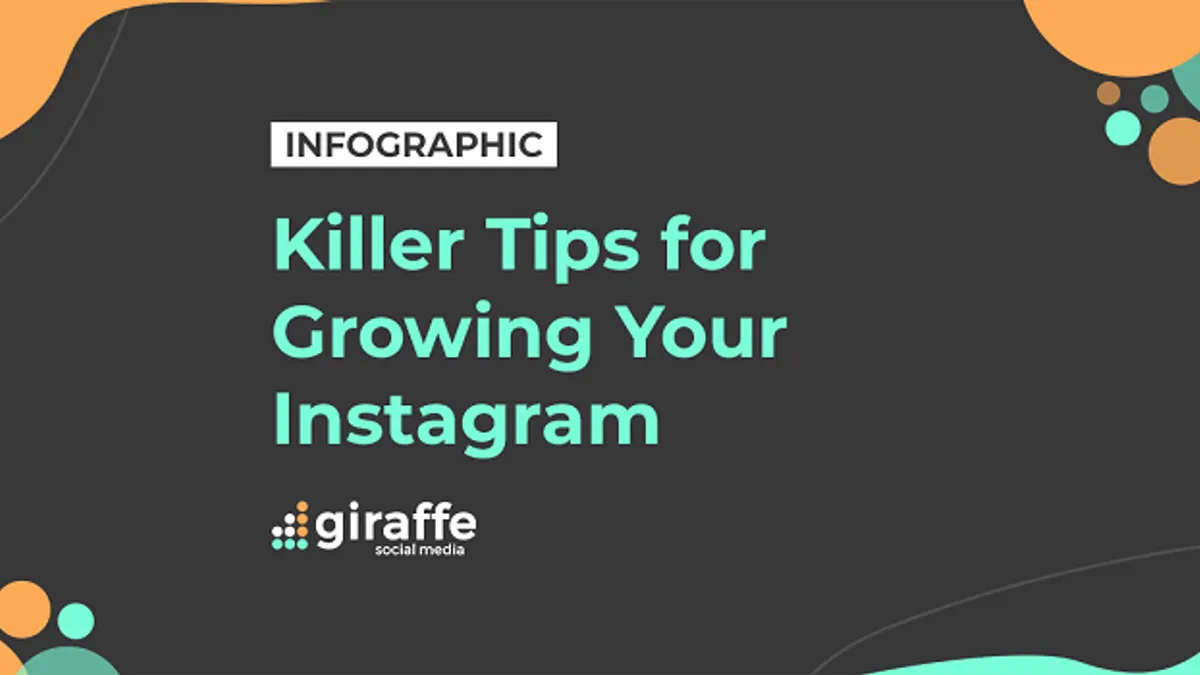 Instagram tips infographic