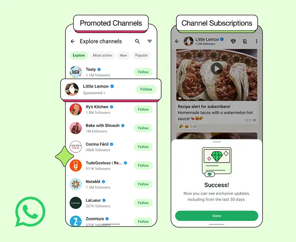WhatsApp Promoted Channels