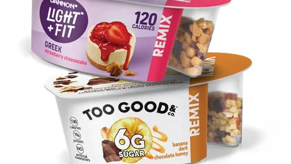 Danone's newly launch Remix products.