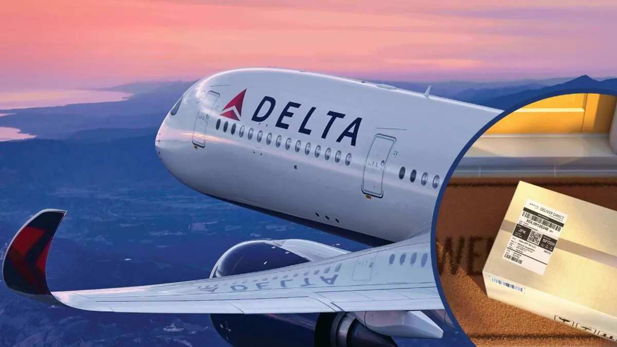 Delta Airplane Cargo
