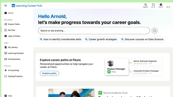 LinkedIn Learning Career Hub