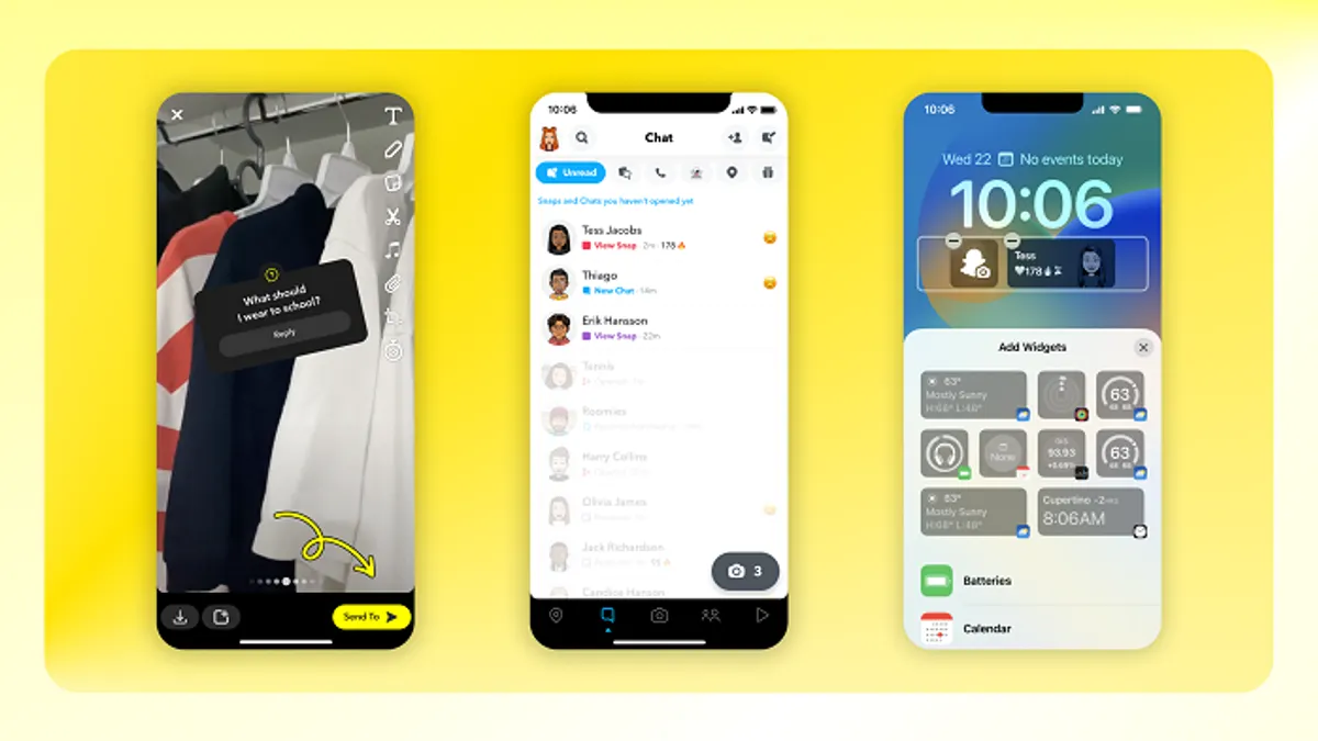 Snapchat Fall Update