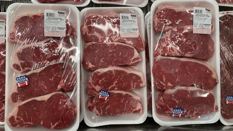 Shoppers are buying less meat, data shows