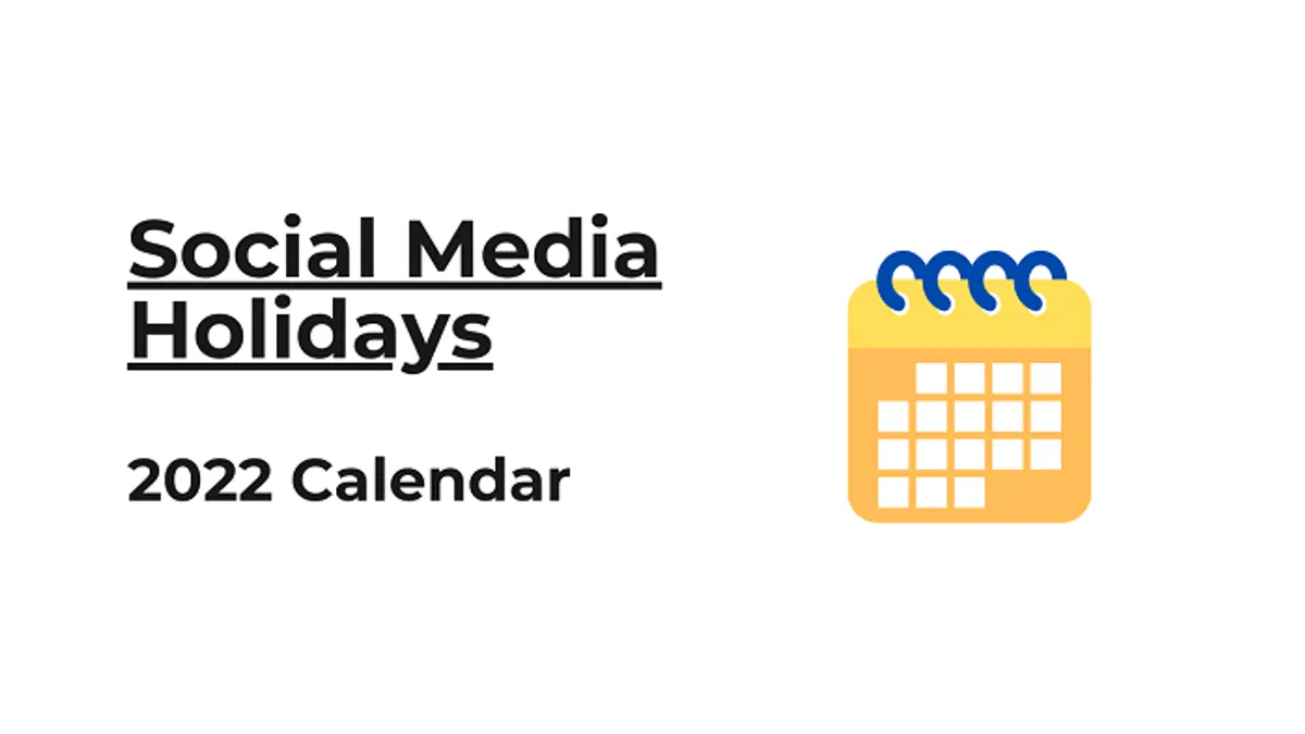 Social Media Holiday Tracking 2022