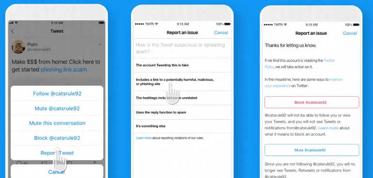 Twitter Updates Tweet Reporting Options to Cover More Specific Issues ...