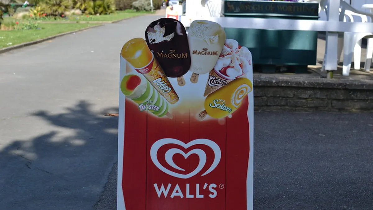 Wall's Ice Cream sign