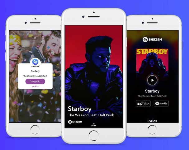 Snapchat's Shazam integration
