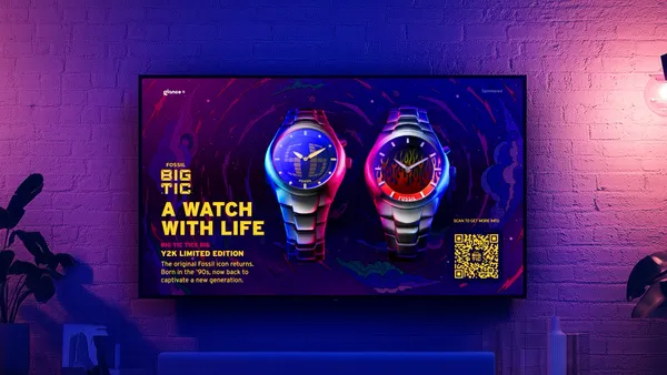 Fossil on CTV via InMobi's Ad Experiences