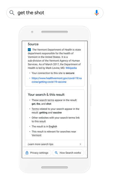 Google Search explainers