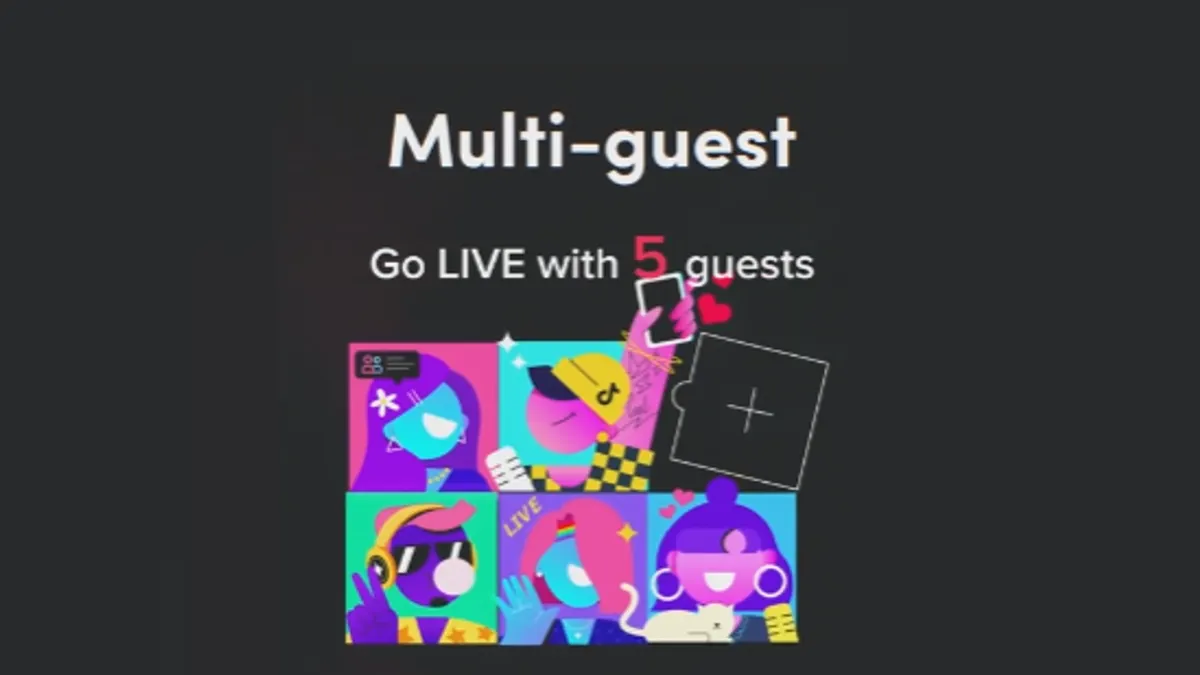 TikTok multi guest LIVE