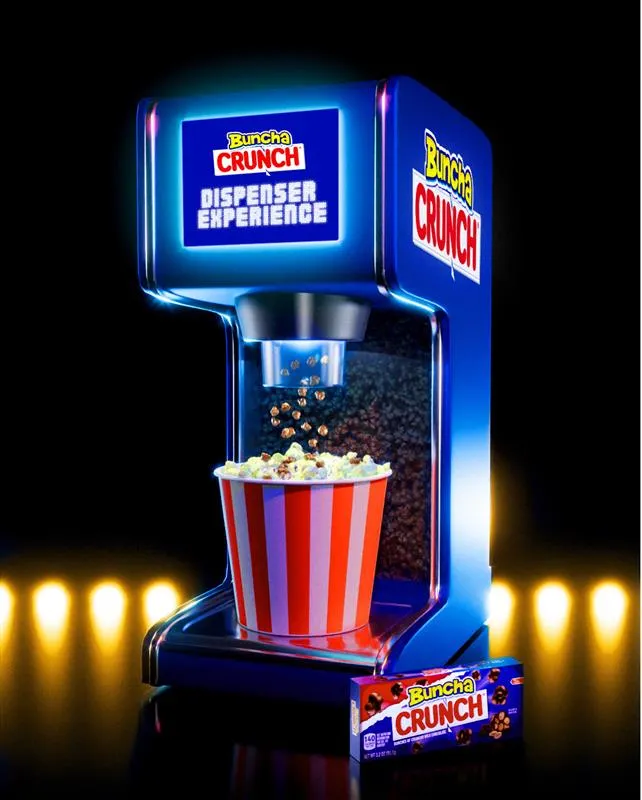 Buncha Crunch movie theater dispenser