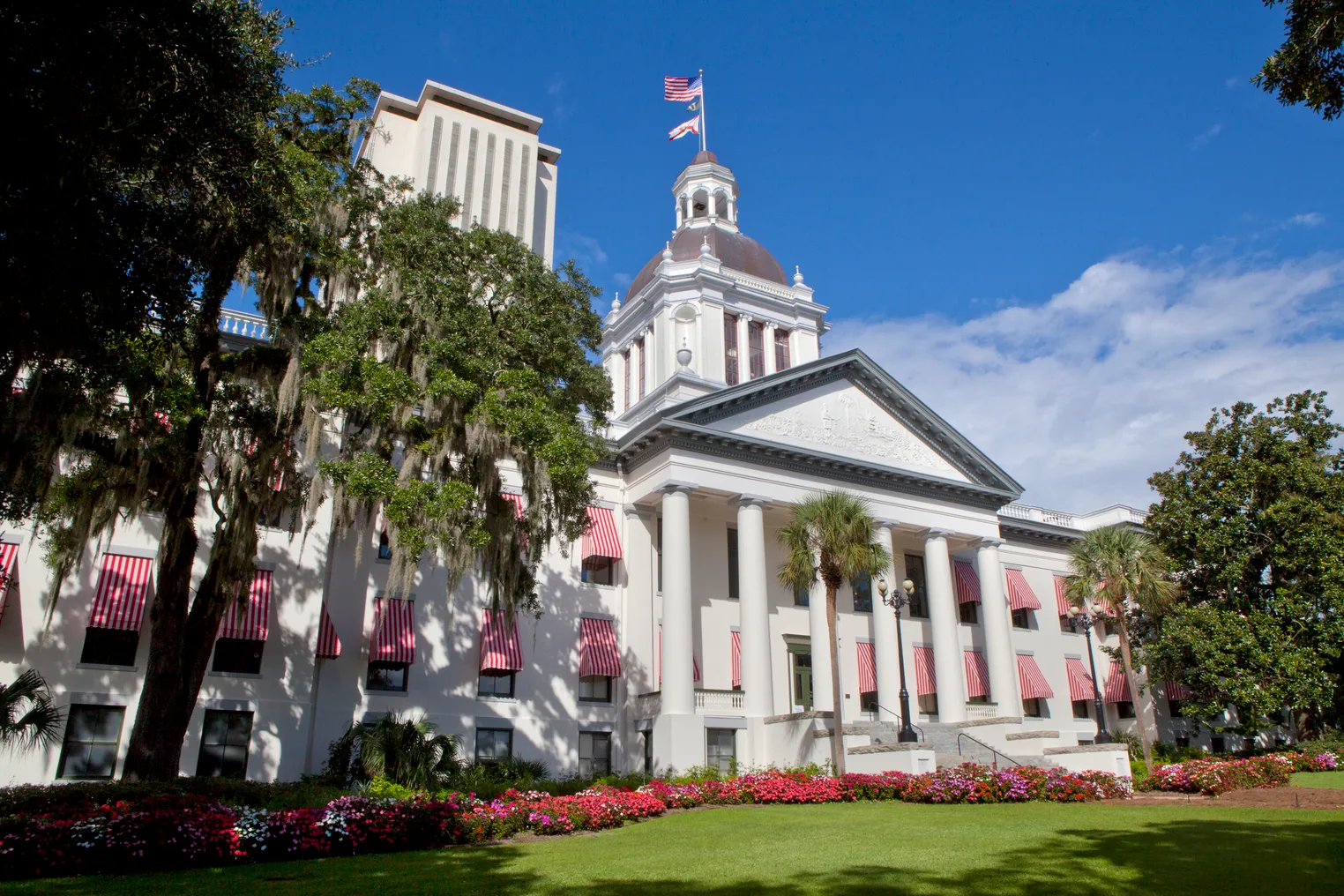 View of the Florida State Capitol in Tallahassee