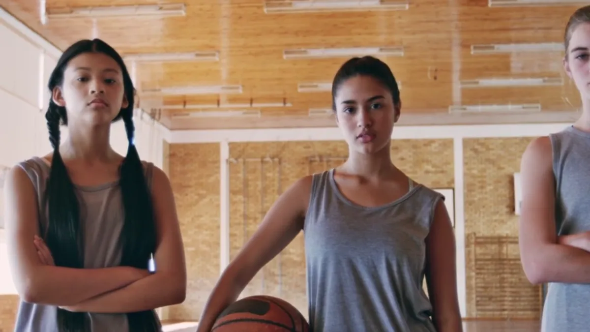 Girls and basketball for P&G's Always ad campaign