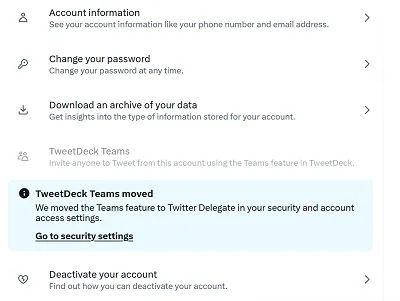 Twitter Delegates