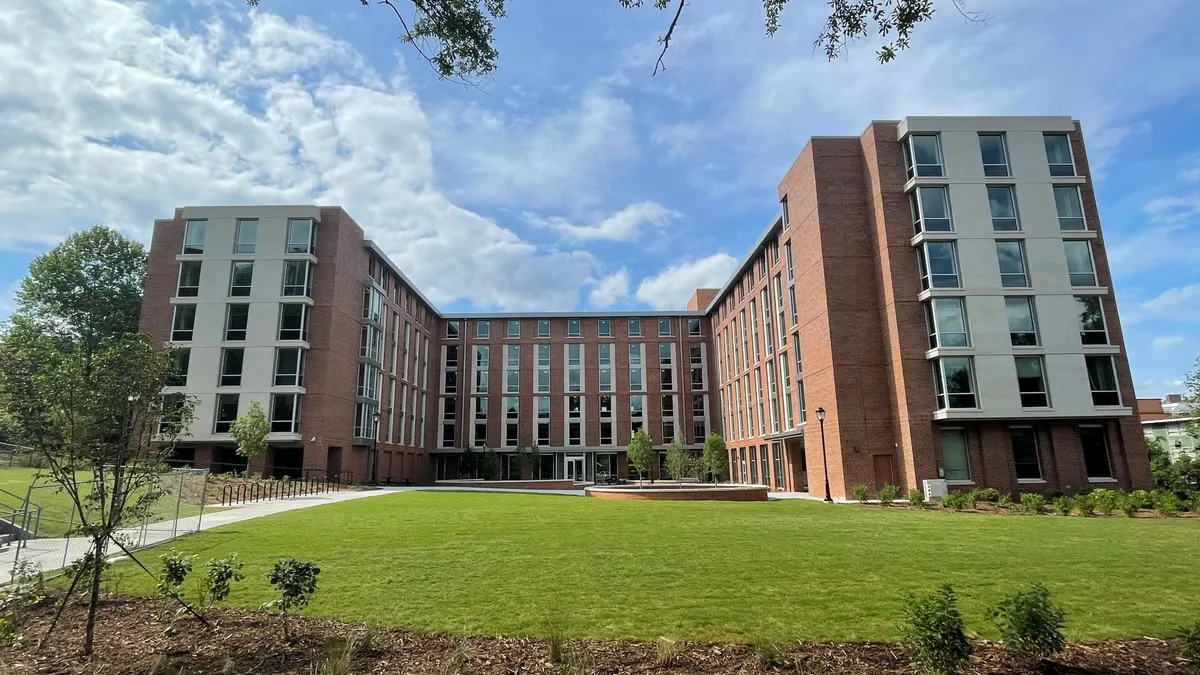 A student residence hall at the University of Georgia.