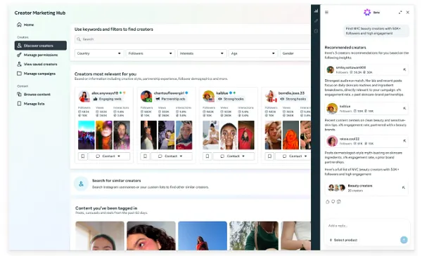 Meta Creator Marketing Hub