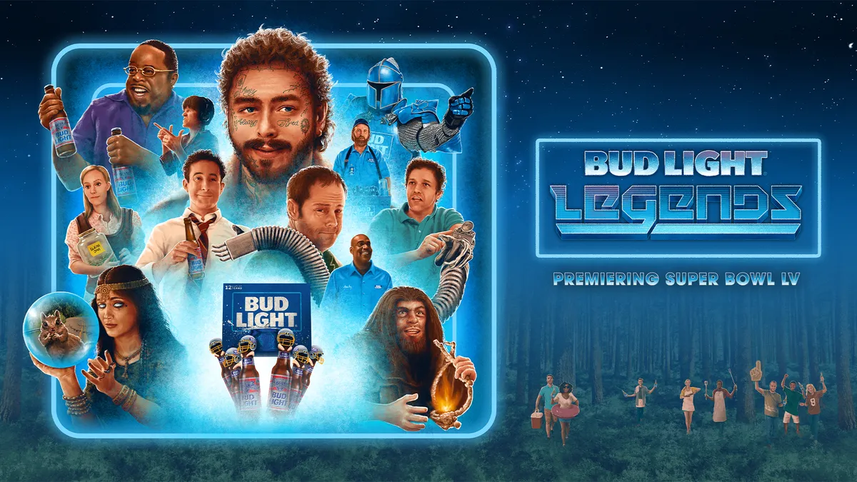 Bud Light's "Legends" Super Bowl ad 2021