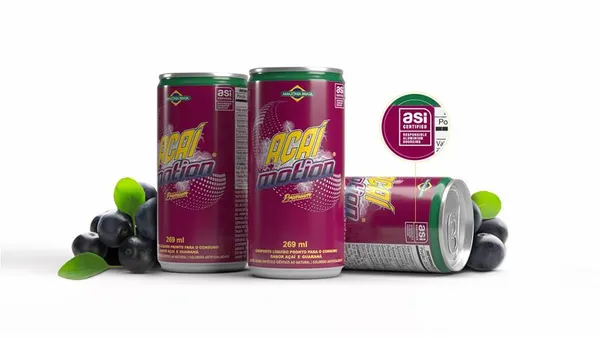 Cans of Açaí Motion energy drinks